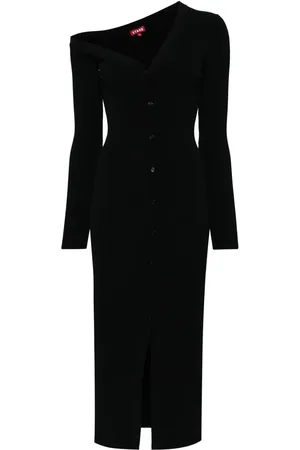 Staud Ribbed-knitted dress