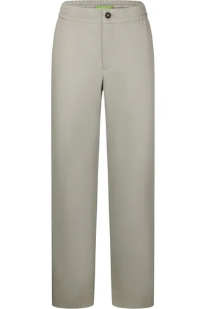 SHANGHAI TANG Silk straight trousers