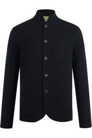 SHANGHAI TANG Logo-embroidered shirt jacket