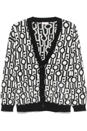 Liu Jo Logo-jacquard cardigan