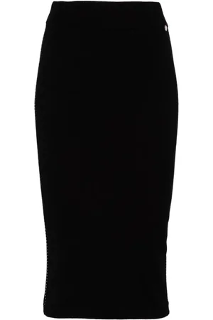 Liu Jo Rhinestone-detail midi skirt