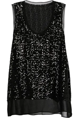 Comme des Garçons Sequin-embelished tank top