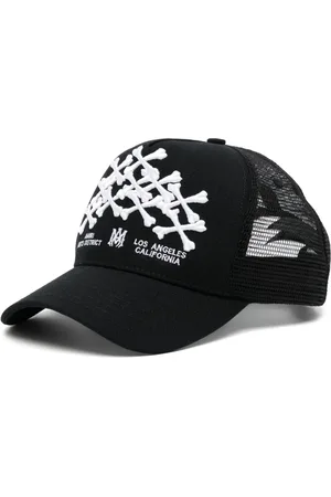 AMIRI Bones stacked trucker hat