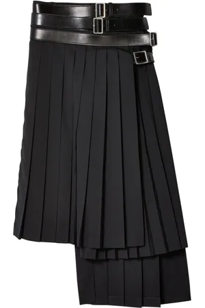 JUNYA WATANABE Belted pleated skirt