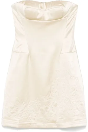 ERMANNO SCERVINO Floral-embroidery mini dress