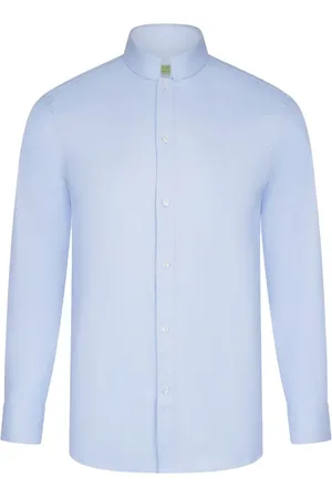SHANGHAI TANG Logo-embroidered shirt