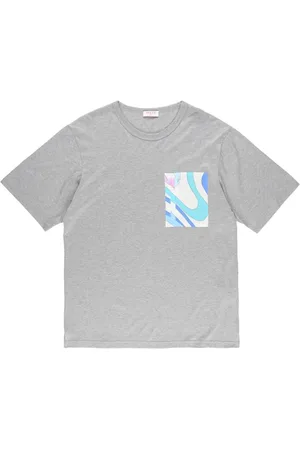 Puccini Marmo-print cotton T-shirt