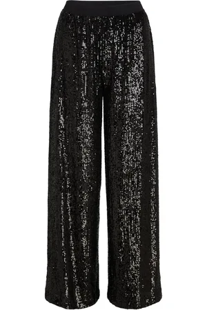 Karl Lagerfeld Sequin-embellished jersey trousers