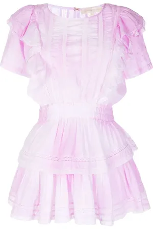 LOVESHACKFANCY Ruffle-panel dress
