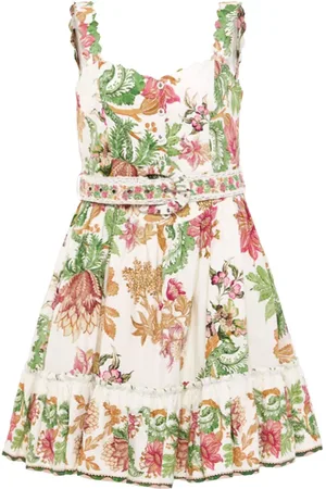 HEMANT AND NANDITA Floral-print dress