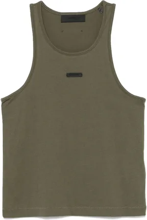 FEAR OF GOD Logo-appliqué tank top