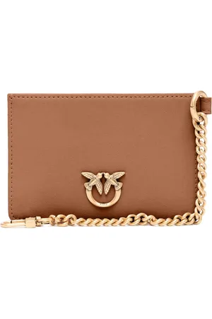 Pinko Love Birds leather card holder