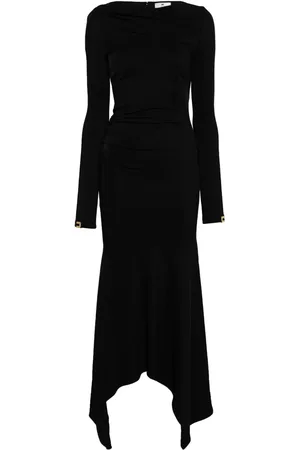 Elisabetta Franchi Draped jersey midi dress