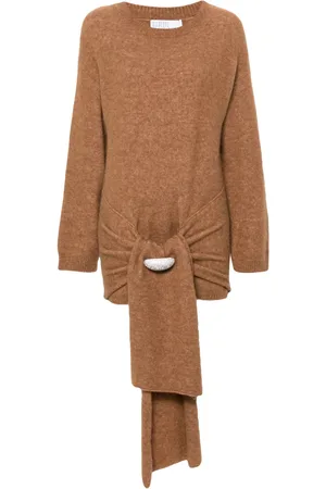 GIUSEPPE DI MORABITO Brooch-detail mini dress