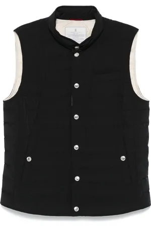 Brunello Cucinelli Taffeta lightweight gilet