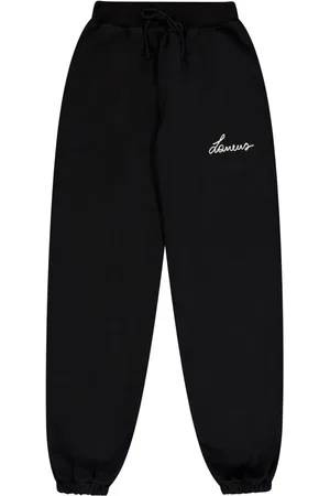 LANEUS Logo-embroidered track pants