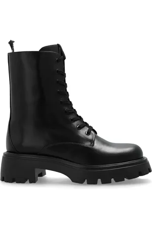 Stuart Weitzman Lace-up leather boots