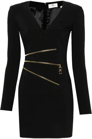 Elisabetta Franchi Zip-detailed mini dress
