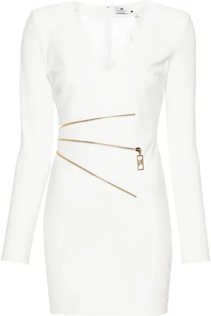 Elisabetta Franchi Zip-detailed mini dress