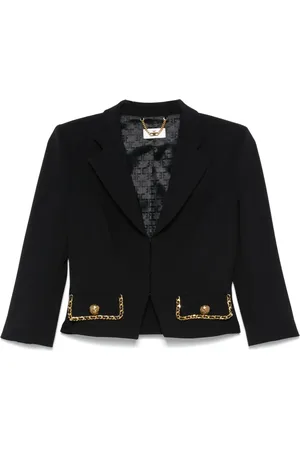 Elisabetta Franchi Chain-trim cropped jacket