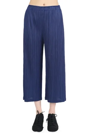 PLEATS PLEASE ISSEY MIYAKE Pleated cropped trousers
