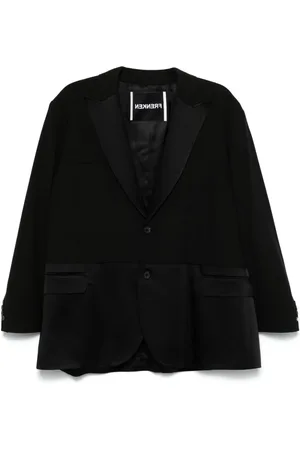 Frenken Satin-trim blazer