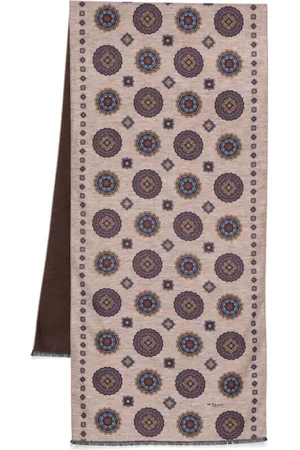 Kiton Floral-print scarf
