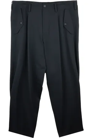 YOHJI YAMAMOTO Pleat-detailing straight trousers