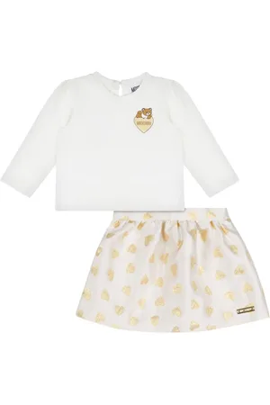 Moschino Heart-motif skirt set