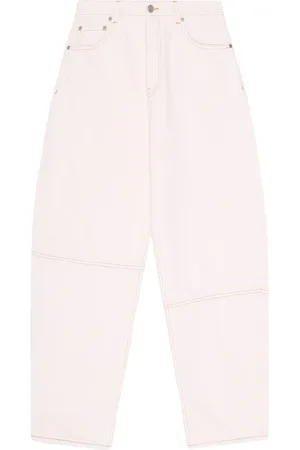 Ganni Wide-leg denim trousers