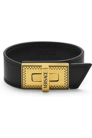 VERSACE Logo-buckle bracelet