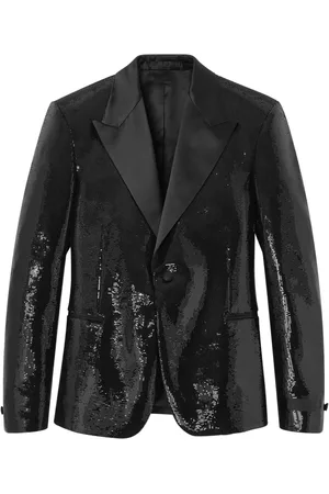 VERSACE Embellished single-breasted blazer