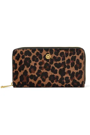 VERSACE Medusa Biggie leopard-print wallet