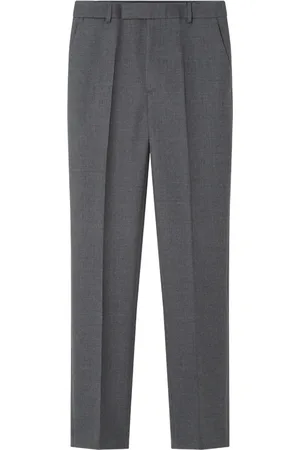 VERSACE Logo-appliqué tailored trousers