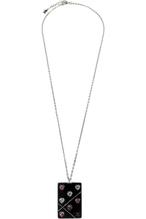 CHANEL 2004 heart-embellished chain necklace