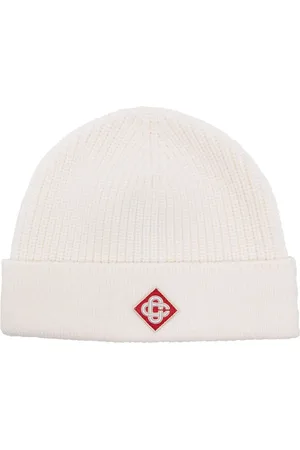 Casablanca Logo-patch beanie hat