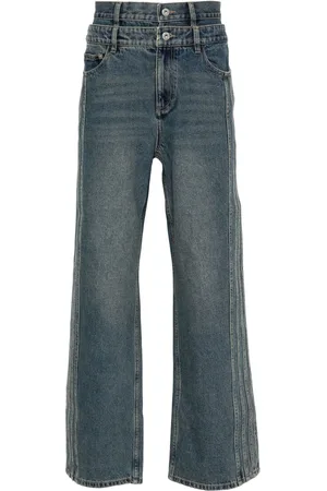 Feng Chen Wang Double-waist jeans