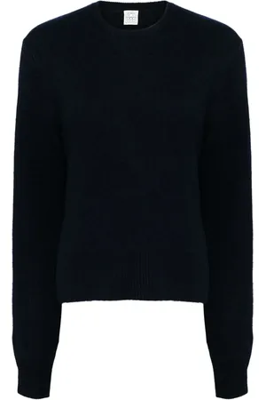 Totême Cropped crew neck jumper