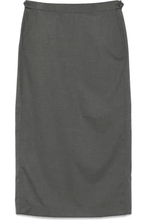 REMAIN Suiting midi skirt