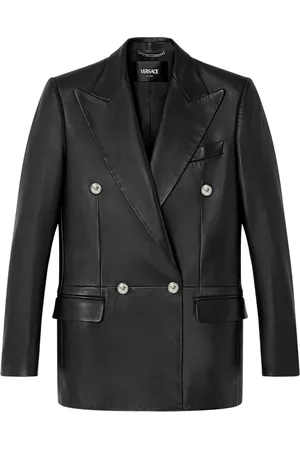 VERSACE Leather blazer