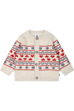 Petit Bateau Jacquard cardigan