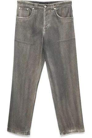 Federico Cina Coated jeans