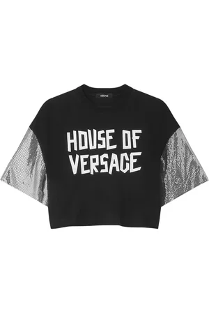 VERSACE Logo-print T-shirt