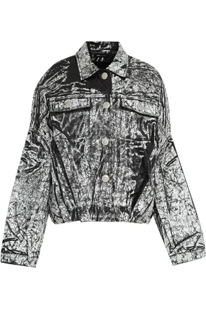 Uma Raquel Davidowicz Abstract-print denim jacket