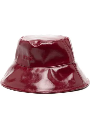 Msgm Logo embroidered bucket hat