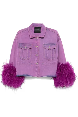 LOULOU Feather-detail jacket