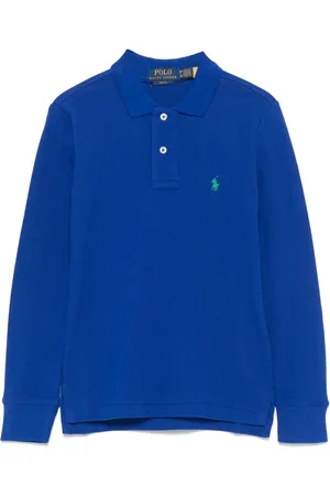 Ralph Lauren Piqué-weave polo shirt
