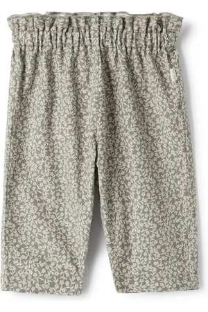 TEDDY & MINOU Floral-print elasticated trousers