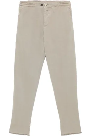 Kiton Gabardine-weave trousers