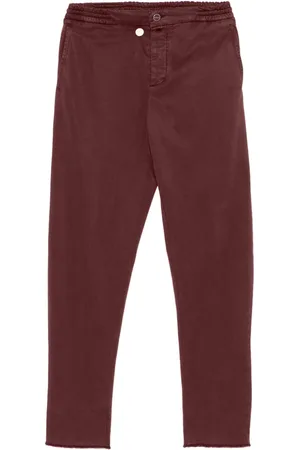 Kiton Gabardine-weave trousers